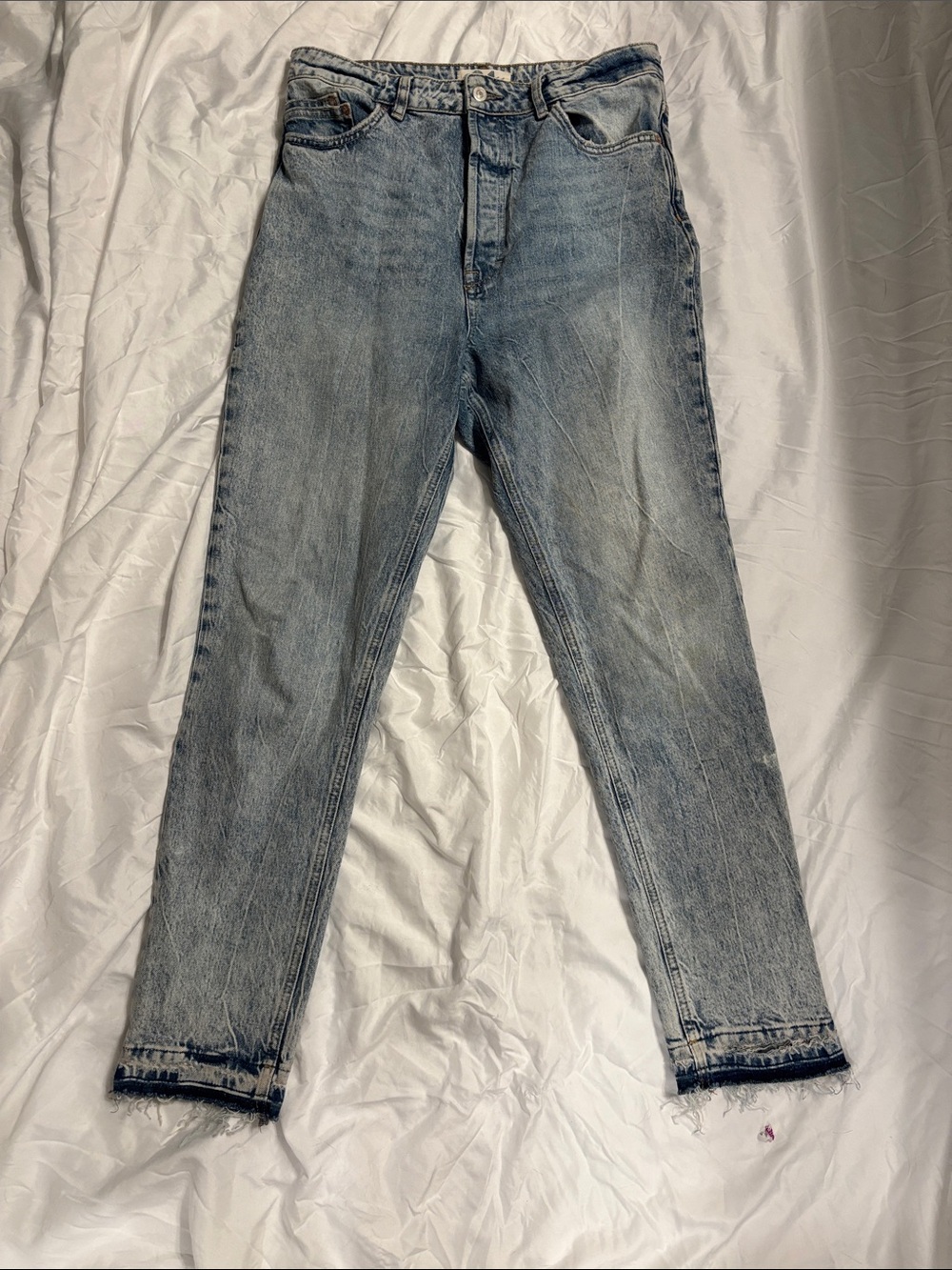 We the Free light Blue High-Rise Straight Jeans